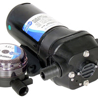 Self-priming diaphragm pump 12 volt d.c. Connections for 19mm (¾”) bore hose - Jabsco 31705-0092