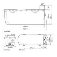 Whale Expanse Onboard Water Heater Gas and Electric with Flue Kit - WW0801OC
