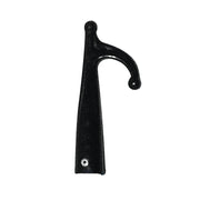 Female Hook with Single End, Plastic, Ø 30mm, Plastic, Black by Lalizas