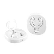 Set Plastic Support Clips, Folding, Ø30mm, White by Lalizas