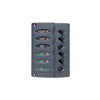 Contour Switch Panel, Waterproof 6 Way with Fuse Holder