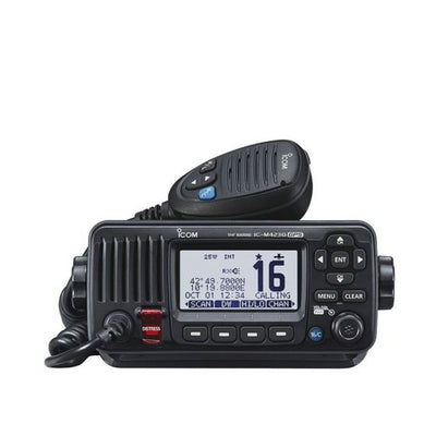 Icom M423GE VHF/DSC Marine Transceiver with GPS antenna