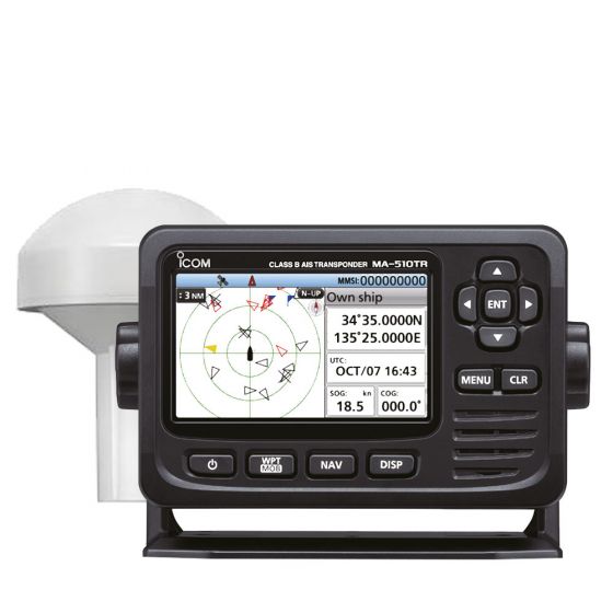 Icom MA-510TR Class B AIS Transponder & GPS Antenna