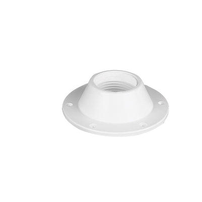 Table Bottom Plate, Deck-mount, White by Lalizas