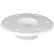 Table Bottom Plate, Flushmount, White by Lalizas