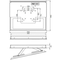 LCD TV Holder (Recessed Fit) - 12529/0000/10/000