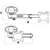 LCD TV Hinged Bracket (Wall Mount) - 12483/210A/10/000