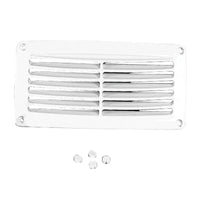 Ventilation Shaft Grilles Cover, 206x106mm & 16mm deep at centre by Lalizas
