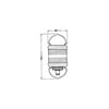 Aqua Signal Series 40-12V WHITE AR hoist