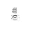 Aqua Signal Series 25-12V STARBOARD (OEM) Classic