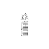Aqua Signal Series 40-12V WHITE AR / TRI