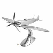 32in. Wingspan Aluminium Spitfire Sculpture