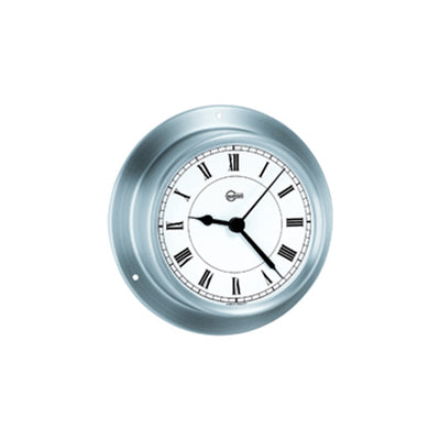Clock Quartz ''Tempo'', Diam. 70mm, chrome by Lalizas