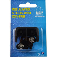 Insulated Distribution Stud, Dual 1/4" - (Black)