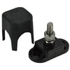 Insulated Distribution Stud, Single 1/4"-Black