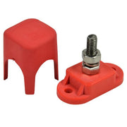 Insulated Distribution Stud, Single 1/4"-Red
