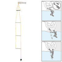 Flushmount Safety Rope Ladder by Lalizas