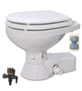 QUIET FLUSH ELECTRIC TOILET Fresh water flush models, Compact bowl size, 24 volt dc  - Jabsco 37045-3094 - this Supesedes Part No 37045-0094
