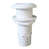 Thru-Hull Easy Mount Threaded with Hose Barb by Lalizas