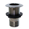 Thru-Hulls with Flush Flange and Hose Barb, Chromed by Lalizas