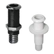 Thru-Hull Threaded with Standard Flange and Hose Barb by Lalizas