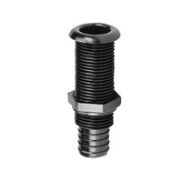 Thru-Hull Threaded with Standard Flange and Hose Barb by Lalizas
