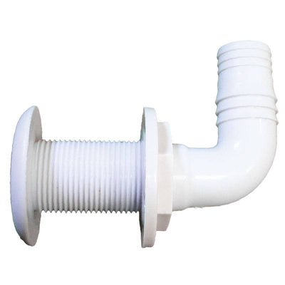 Thru-Hulls Elbow 90º with Hose Barb, plastic by Lalizas