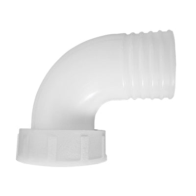 Thru-Hull 90º, Female Connector, White by Lalizas