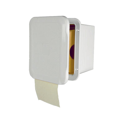 Case for Toilet Paper with door, White by Lalizas