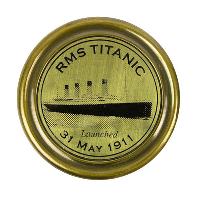 Brass RMS Titanic Tribute Compass