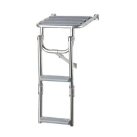 Platform Ladder,Inox 316, with 2 Plastic Steps by Lalizas