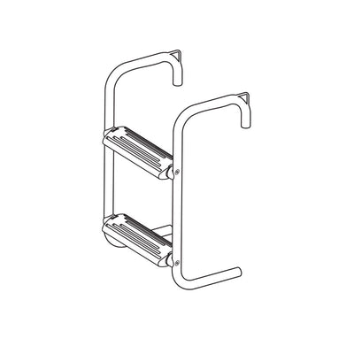 Raft  Ladder,Inox 316,2 steps by Lalizas