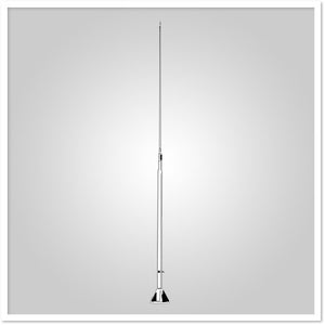HF Antenna 7.0m 2 sections, 1"-14 Chrome Check Mount Needed