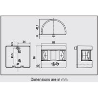 FOS LED 12 Bi-color light side mount by Lalizas