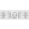 FOS LED 20 Set Port & Starboard sideLights 112.5o by Lalizas