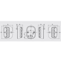 FOS LED 20 Set Port & Starboard sideLights 112.5o by Lalizas