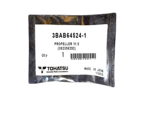 3BAB64524-1   PROPELLER 11.5 (3X235X292)  - Genuine Tohatsu Spares & Parts