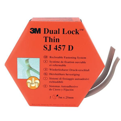 3M DUAL LOCK CHANDLERY PACK H.PERF CLEAR 25mm X 5M (Minimum Order Quantity - 4)
