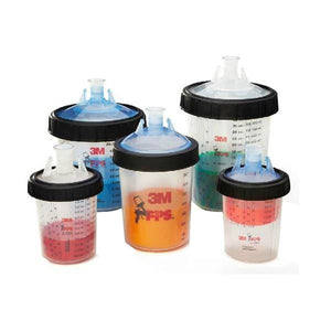 3M PPS 850ml MIXING CUP & COLLARS (Minimum Order Quantity -4)