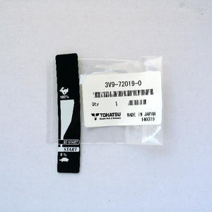 3V9-72019-0 Throttle Decal (also Supersedes 3H8-72019-0)