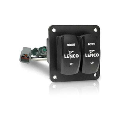 Lenco Double Rocker Switch Kit for Single Actuators