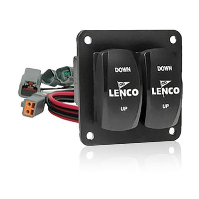 Lenco Double Rocker Switch Kit with Pigtail for Single Actuators
