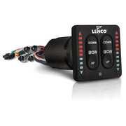 Lenco LED Indicator Integrated 1 Piece Tactile Switch Kit (Dual) - ChasNewensMarine