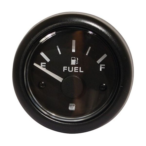 Uflex Fuel Tank Gauge Black - ChasNewensMarine