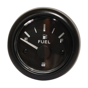 Uflex Fuel Tank Gauge Black - ChasNewensMarine