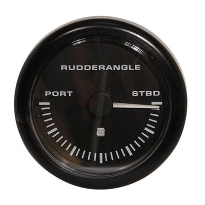 Uflex Rudder Angle Indicator Gauge Black