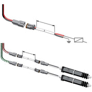 Uflex KE20 Trim System Harness Kit with Deutsch Plugs
