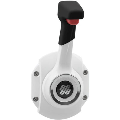 Ultraflex B110W Single Lever Control for Outboards (Side Mount, White)