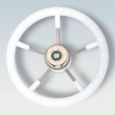 Ultraflex Steering Wheel (350mm / White Firm Grip)