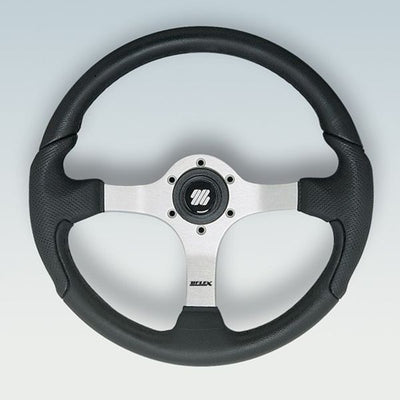 Ultraflex Nisida Steering Wheel (350mm / Silver & Black)